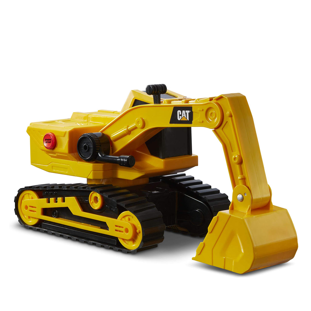 CatToysOfficial | Klassische Version Power Haulers Bagger Spielzeug | Echte Lichter & Geräusche, Bew