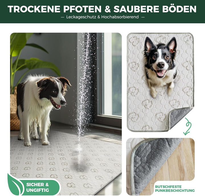 fxw Waschbare Pinkelpads für Hunde,Welpenpads mit Superabsorber,speziell für fxw Rollick/Homeplus 60