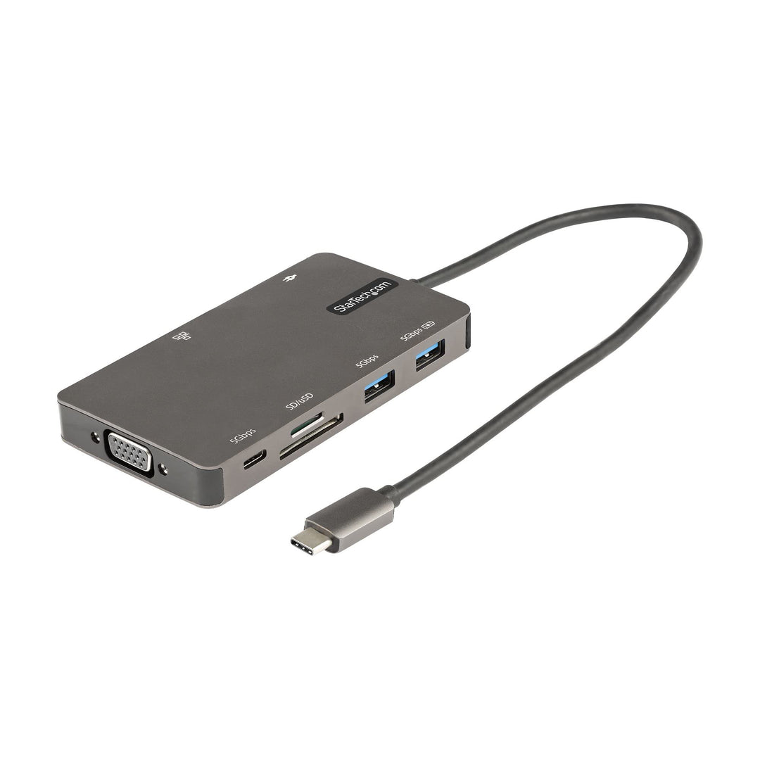 StarTech.com USB C Multiport Adapter-USB C auf HDMI 4K 30Hz/VGA Reiseadapter/Docking station-5Gbit/s
