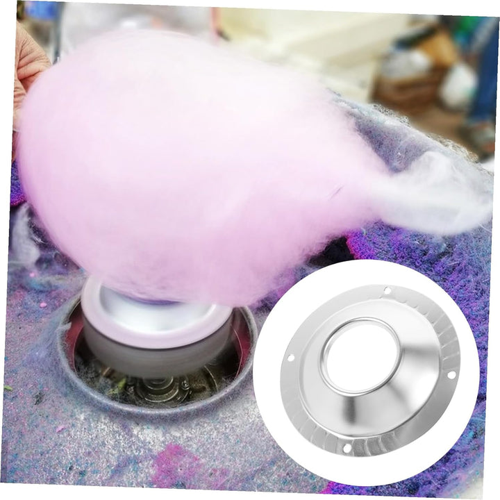 TOYANDONA Zuckerwattemaschinen Abdeckung Edelstahl Zuckerdeckel mit Spritzschutz Zubehör für Süssigk