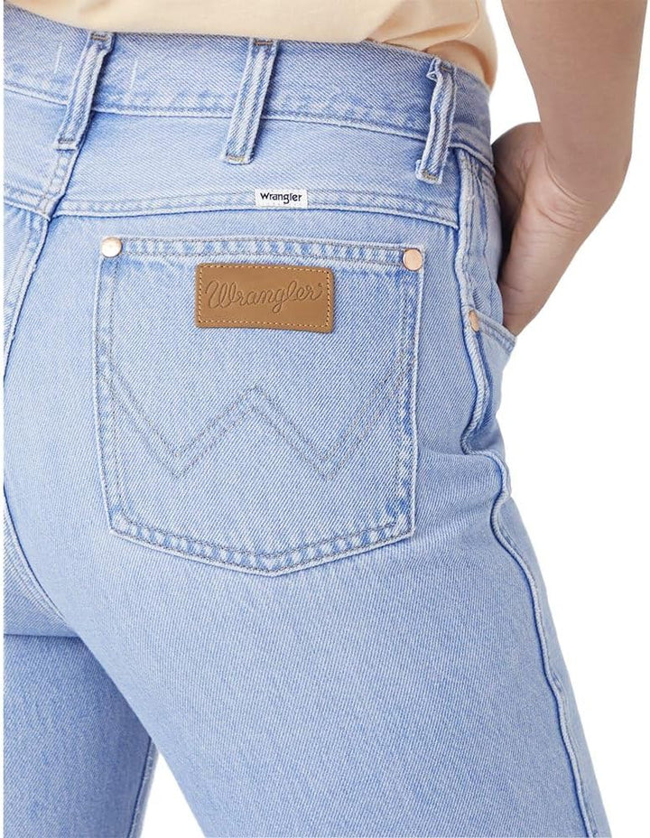 Wrangler Damen Wild West Jeans 26W / 32L Crystal Ice, 26W / 32L Crystal Ice