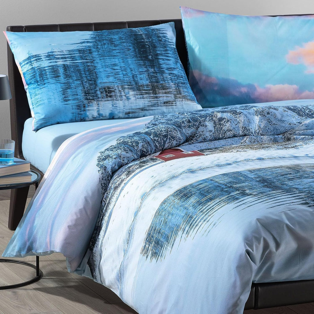 Caleffi - Bettwäsche-Set für Doppelbett von Artic Einzigartig 160 x 190 cm, Einzigartig 160 x 190 cm