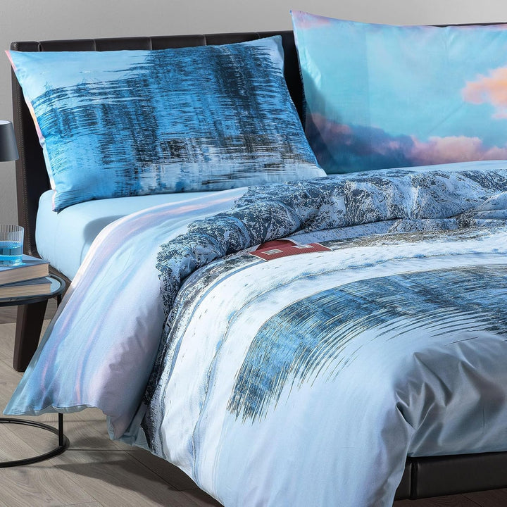 Caleffi - Bettwäsche-Set für Doppelbett von Artic Einzigartig 160 x 190 cm, Einzigartig 160 x 190 cm