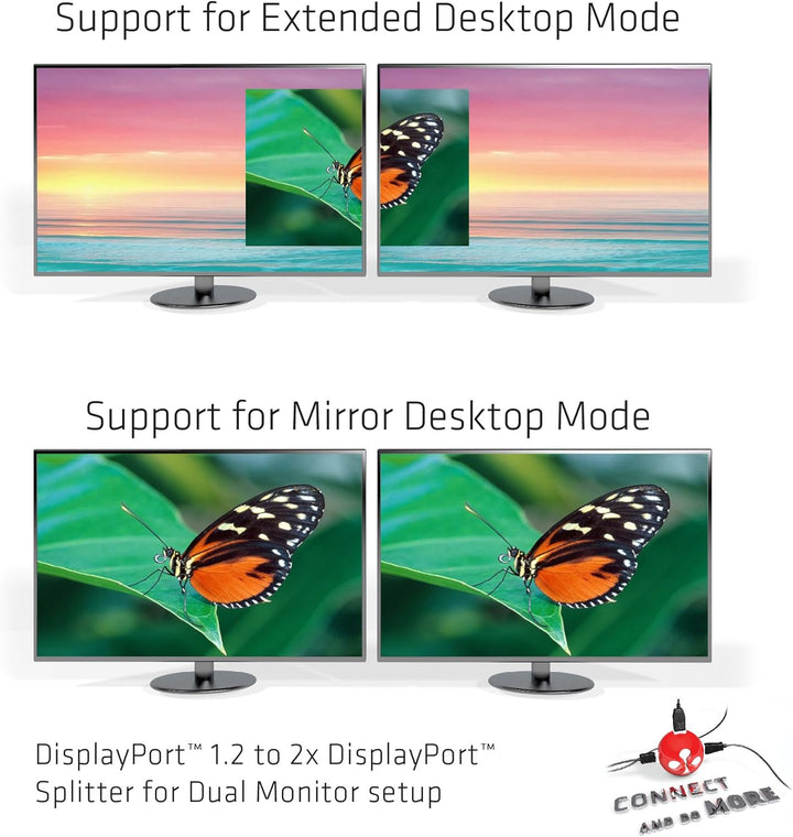 Club 3D CSV-6200 Multi Stream Transport Hub DisplayPort 1.2 Schwarz, DisplayPort 1.2