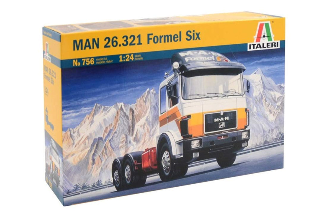 Italeri 510000756-1:24 Man 26.321 Formel 6 6 x 4