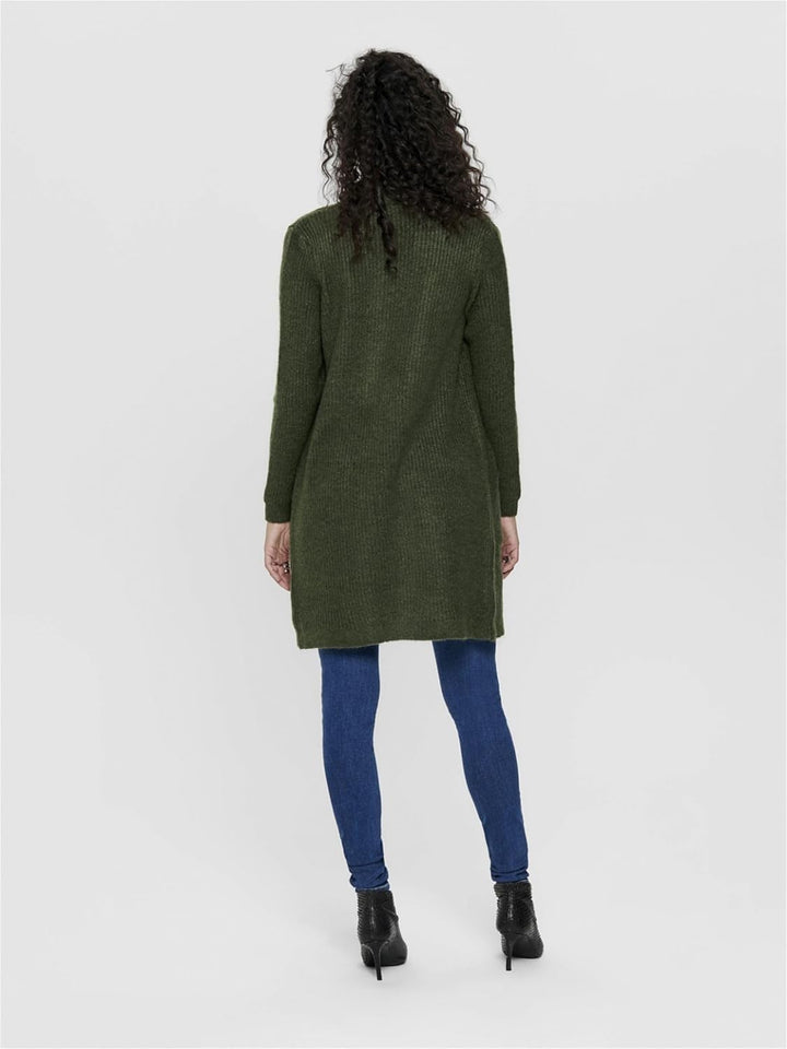Only Damen Pullover 15179815 S Grün (Khaki/W Melange), S Grün (Khaki/W Melange)