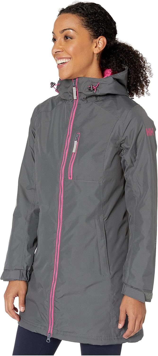 Helly Hansen Damen Belfast Langer Winterjacke XS Holzkohle, XS Holzkohle