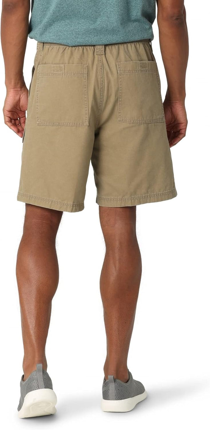 Wrangler Authentics Mens Canvas Utility Hiker Short, Nutmeg