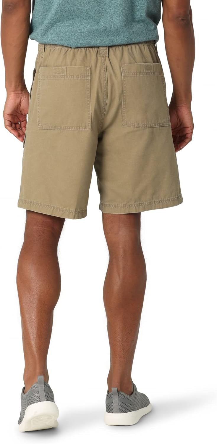 Wrangler Authentics Mens Canvas Utility Hiker Short, Nutmeg