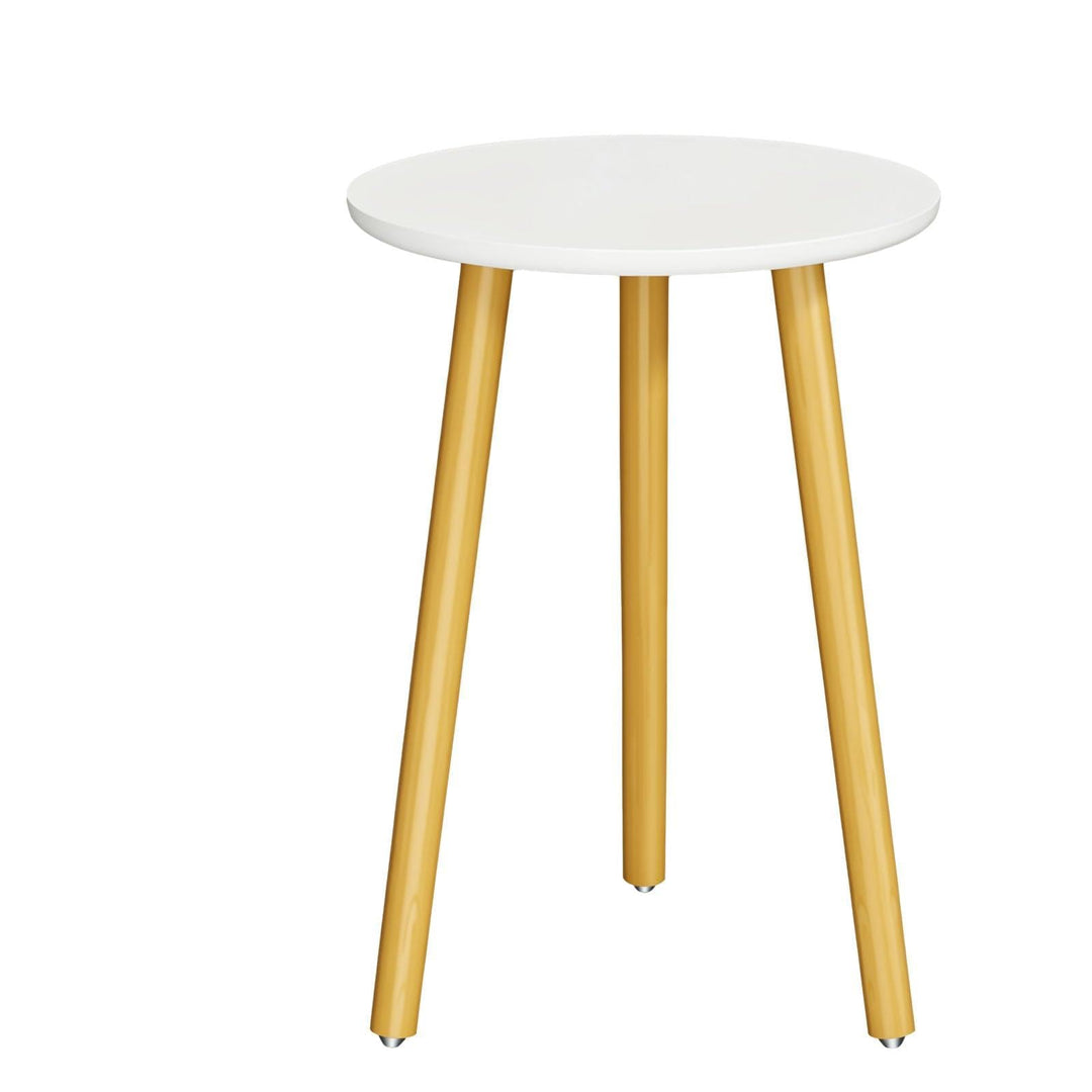 Pflanzenständer Hoch 42 cm, für Wohnzimmer, Balkon und Garten Deko, Moderner Pflanzenständer aus Hol