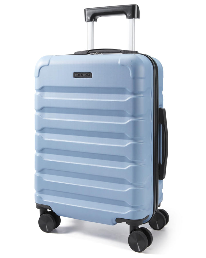 LIGHT FLIGHT Handgepäck Koffer Trolley, Erweiterbarer 33/41L Reisekoffer mit Rollen Robuster Hartsch
