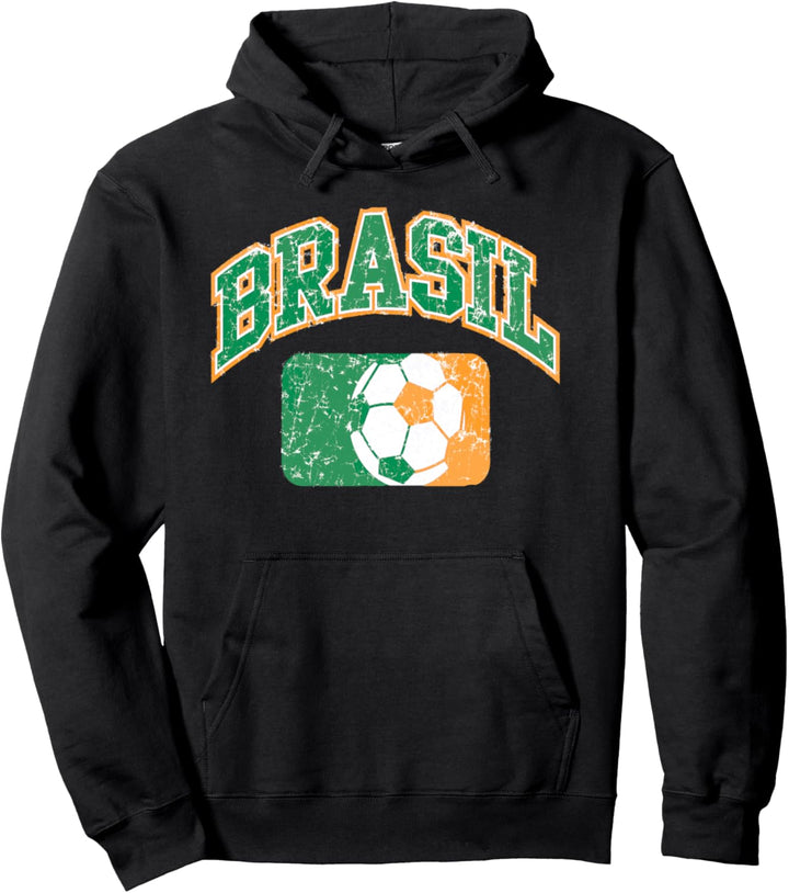 Brasil Brazil Futbol Soccer Pullover Hoodie
