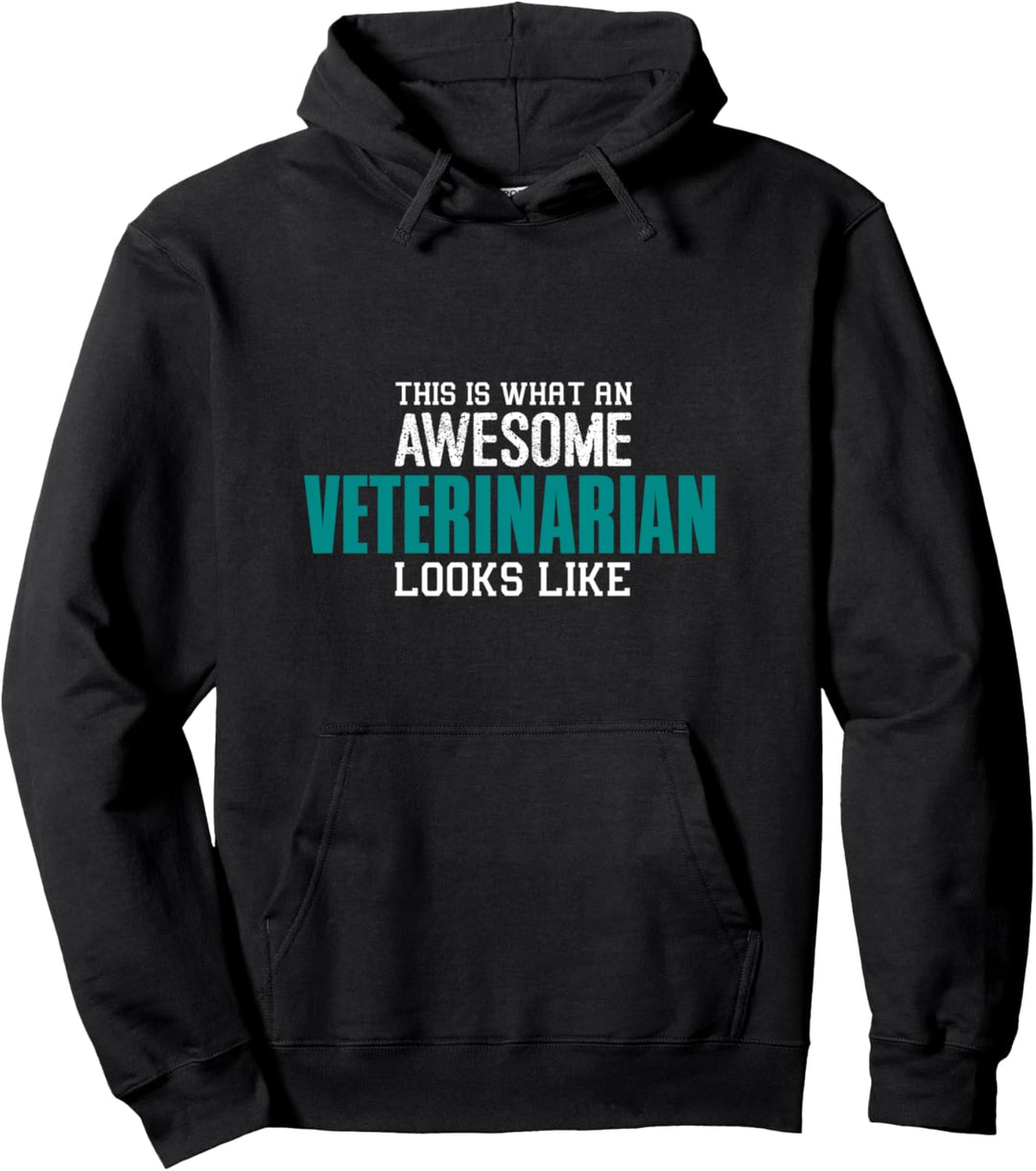 So sieht ein cooler Tierarzt aus Geschenk Tierärztin lustig Pullover Hoodie