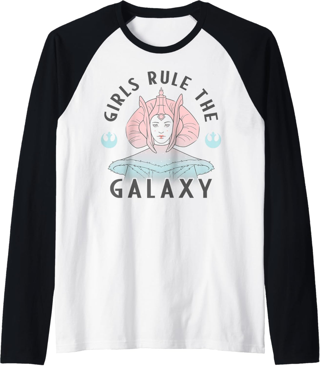 Star Wars Padme Amidala Girls Rule The Galaxy Raglan