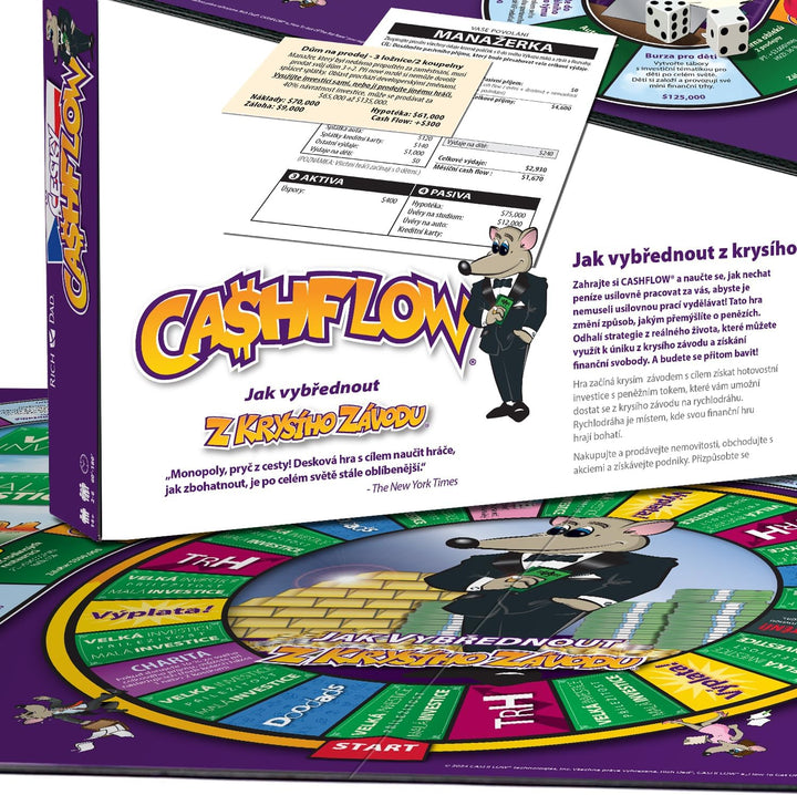 Rich Dad CASHFLOW � vzd?l�vac� deskov� hra Roberta Kiyosakiho pro finan?n� gramotnost rodiny, rozvoj