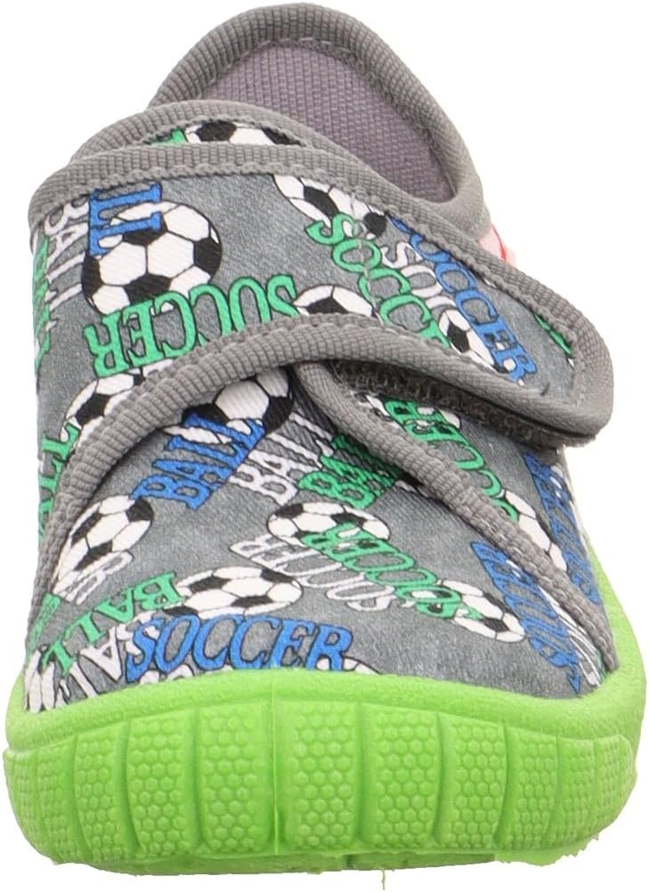 Superfit Jungen BillHausschuhe 23 EU Grau Mehrfarbig 2050, 23 EU Grau Mehrfarbig 2050