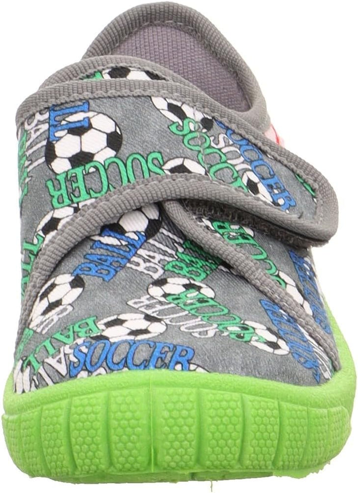 Superfit Jungen BillHausschuhe 23 EU Grau Mehrfarbig 2050, 23 EU Grau Mehrfarbig 2050
