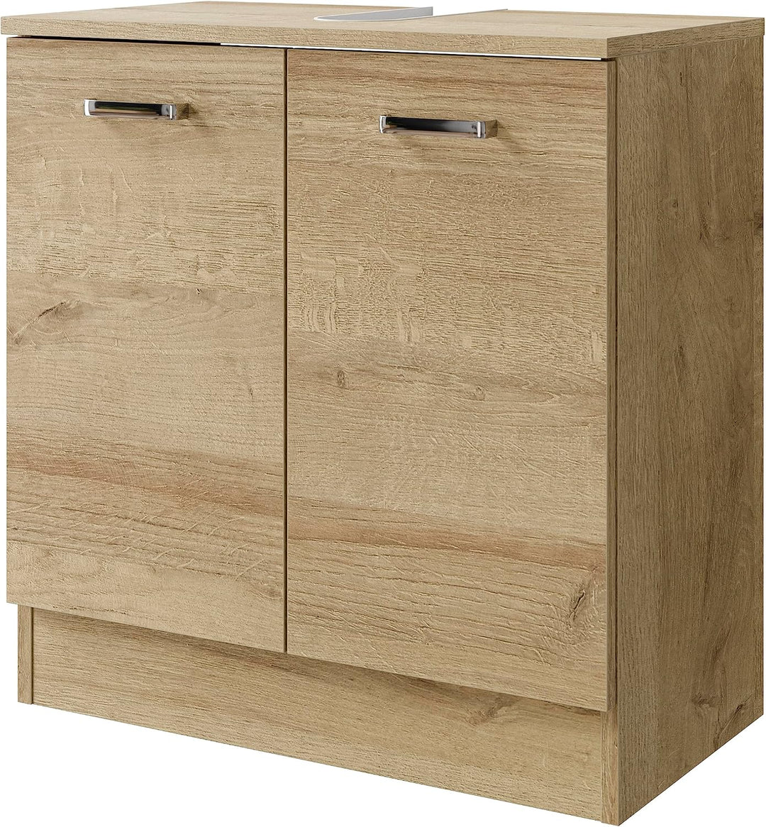 Pelipal Waschbeckenunterschrank Quickset 301 in Riviera Eiche quer NB, 60,2 cm breit | Waschbeckensc