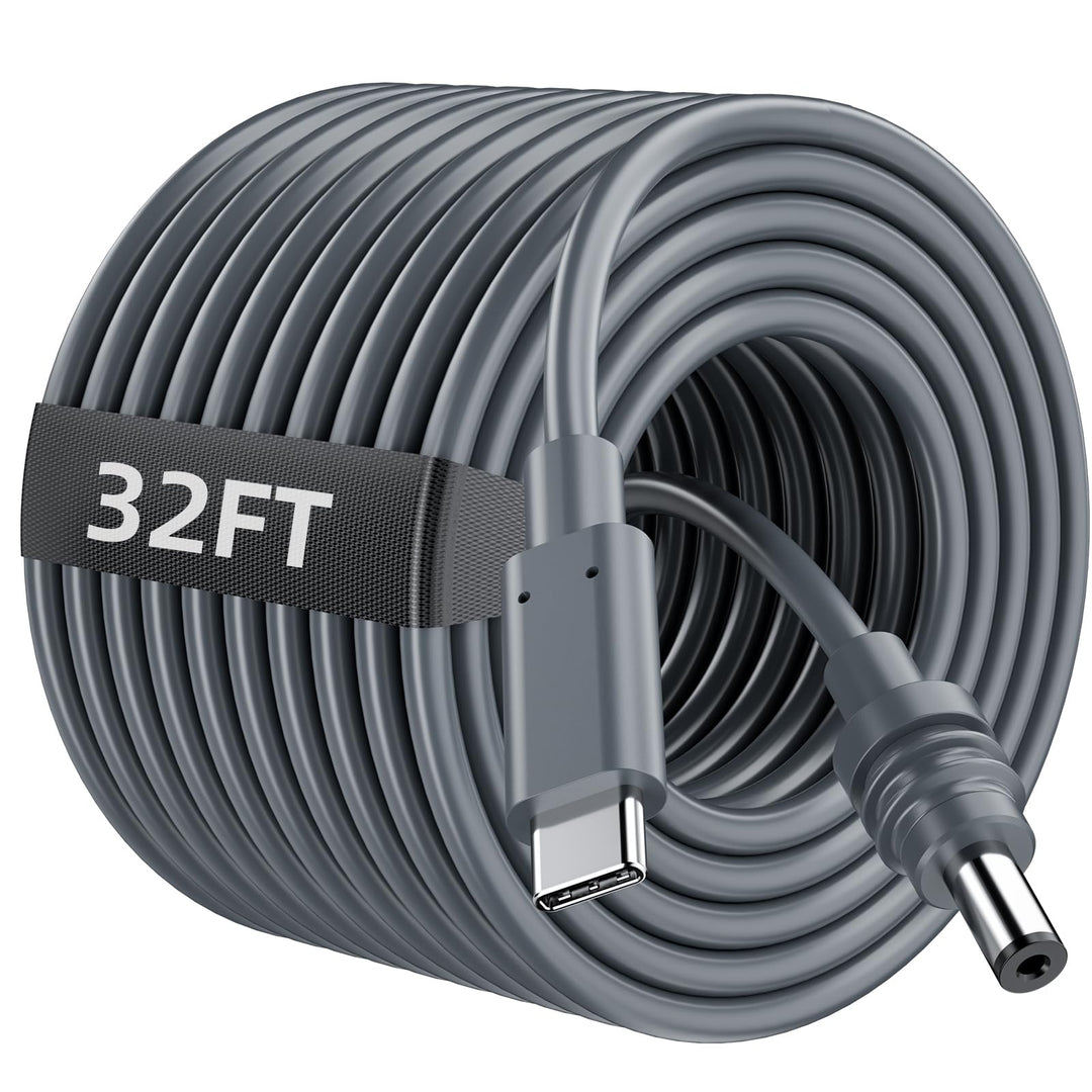 DuHeSin Starlink Mini-Kabel, 10 m, Starlink Mini-USB-C-auf-DC-Netzkabel, 100 W Eingang, wasserdichte