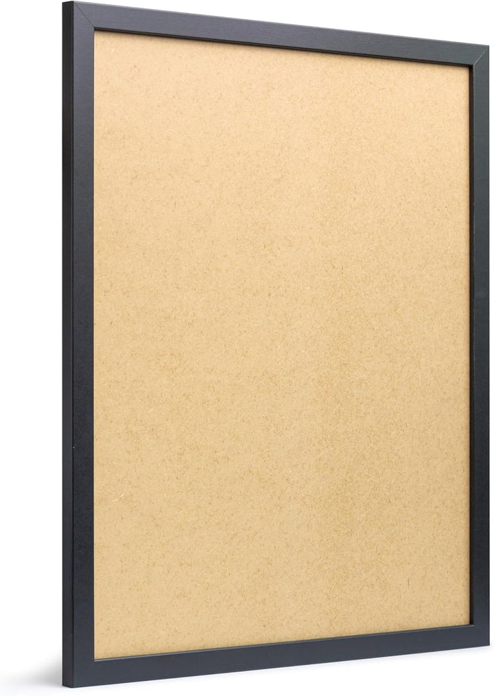 Stallmann Design Bilderrahmen 40x80 cm schwarz Holz mit Acrylglas Rahmen-Breite 20mm Posterrahmen We