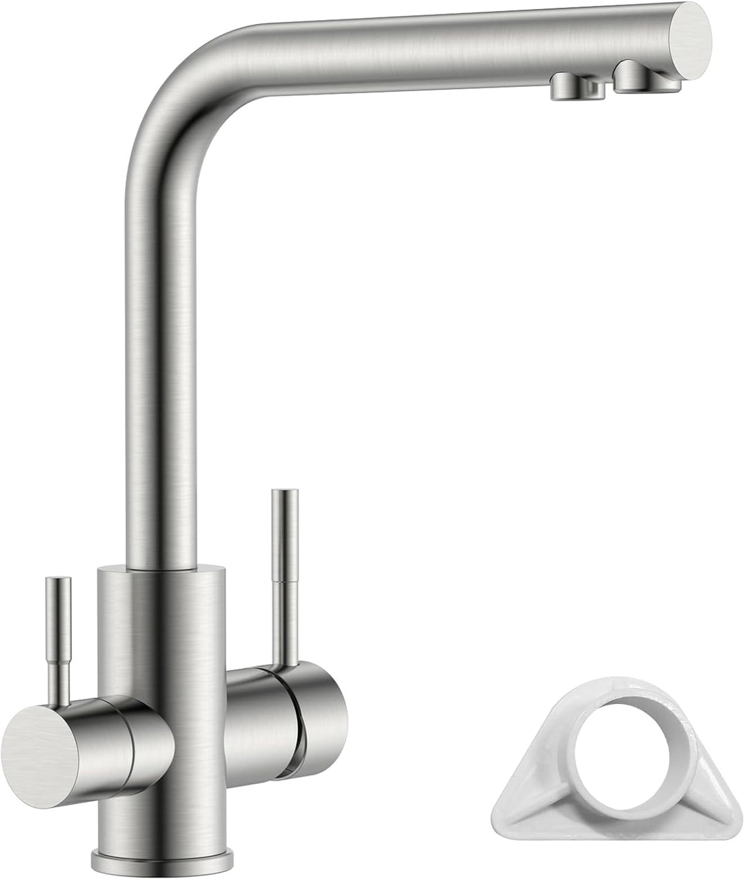 3 Wege Wasserhahn Küche, Küchenarmatur 360° Drehbar APPASO, 3 in 1 Mischbatterie Küche für Wasserfil