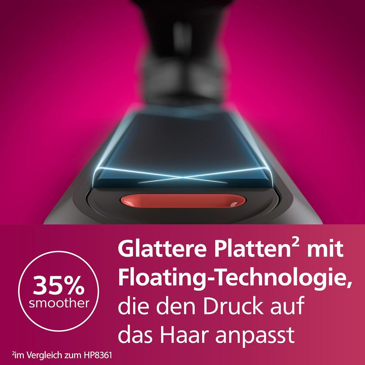 Philips BHS530/00 Glätteisen 5000 2 xions, 35 Prozent SM, Rosa, 11.9 x 3.8 cm, BHS530/00