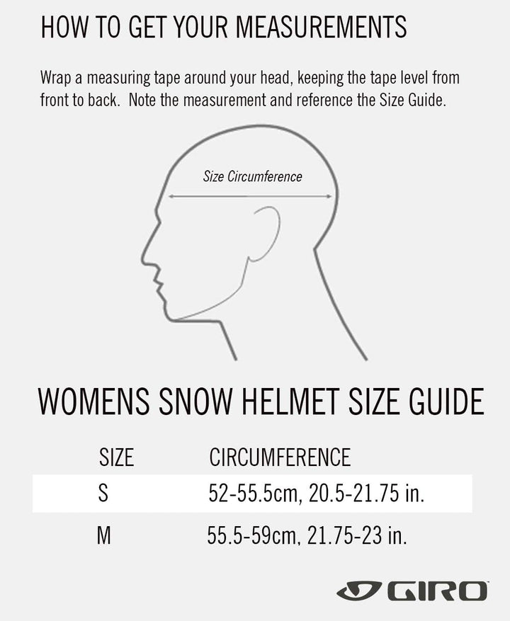 Giro Skihelm Avera - Snowboardhelm für Damen &amp; Jugend Matt Ano Harbor Blue M, Matt Ano Harbor Blue M