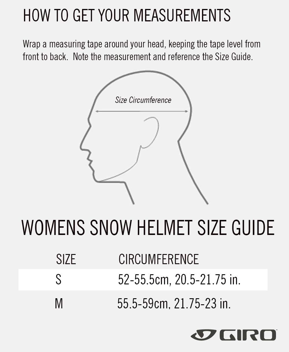Giro Avera Skihelm - Snowboardhelm für Damen &amp; Jugend - Matt Ano Harbor Blue S (52-55,5cm)