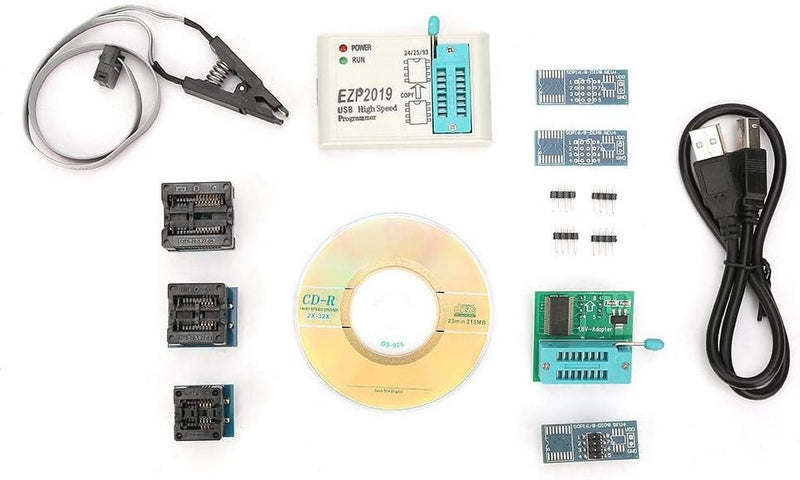 Fafeicy Hochgeschwindigkeits Flash Programmierer, USB 2.0-Schnittstelle, für Chips der Serien 24, 25