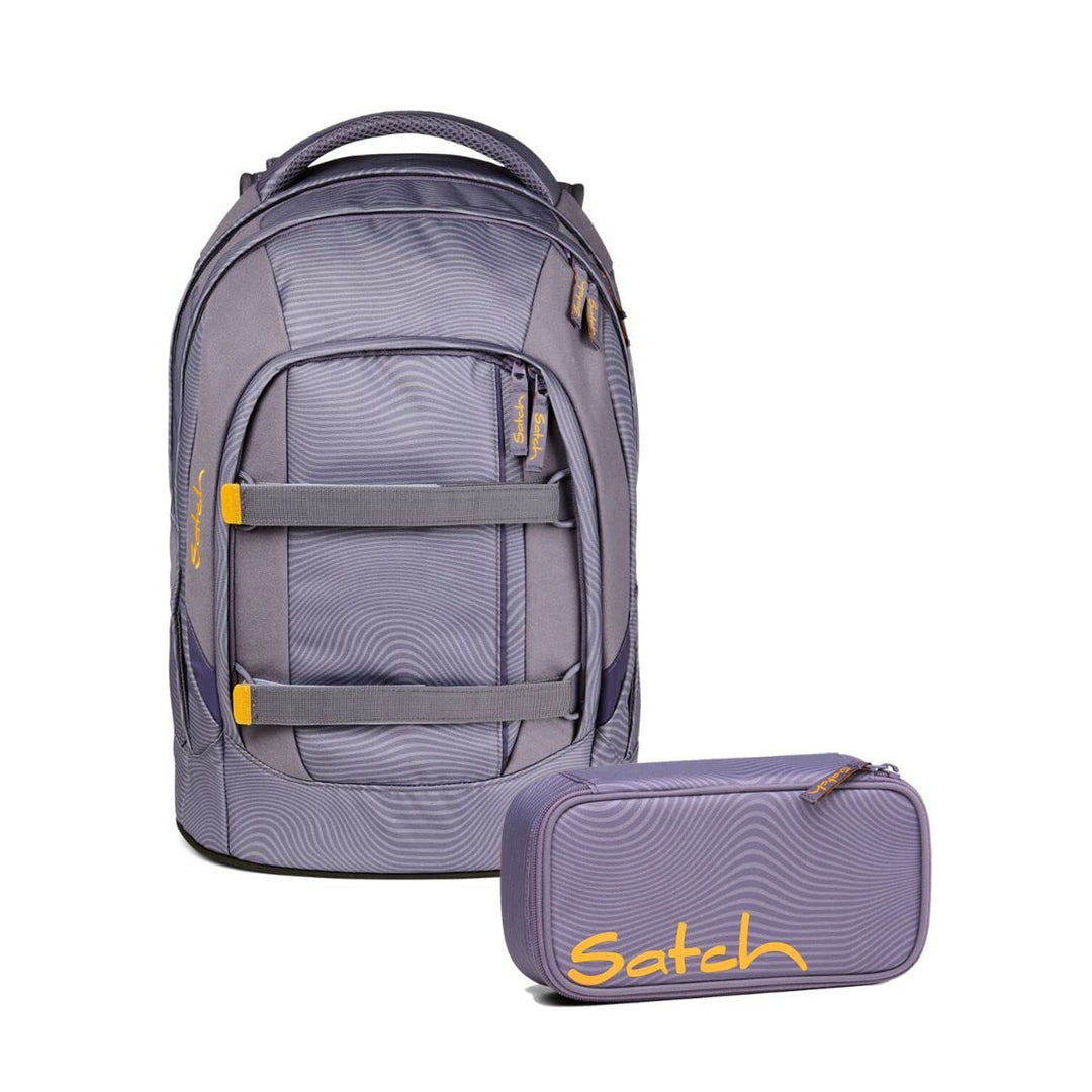 Satch Pack Schulrucksack Set 2tlg. mit Schlamperbox Mesmerize, Mesmerize