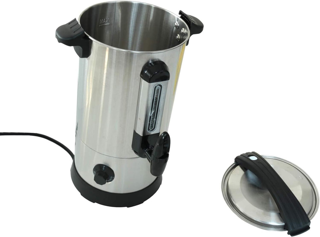 Deski Glühweintopf 8 Liter 1800 Watt Edelstahl