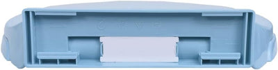 HOMIUSE Toilettendeckel 46x34 cm Toilettensitz mit Absenkautomatik Blau Oval Wc Sitz mit Absenkautom