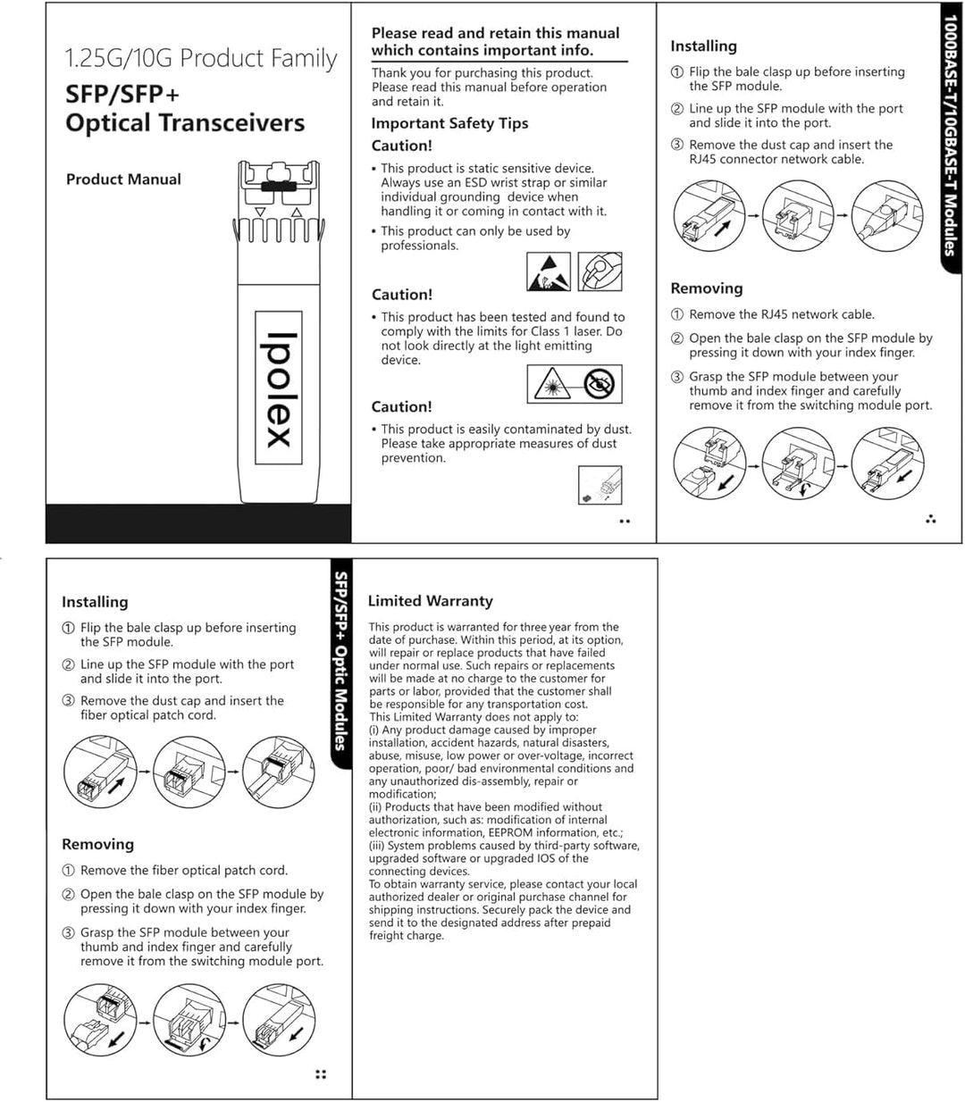 10G LR SFP+ zu LC Single Mode Transceiver für Cisco SFP-10G-LR, 10GBase-LR Glasfasermodul für Cisco,