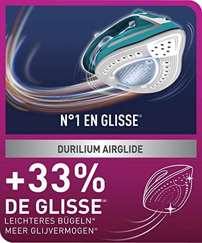 Calor Easygliss Plus FV5719C0 Dampfbügeleisen, türkis 195 g/min, 195 g/min