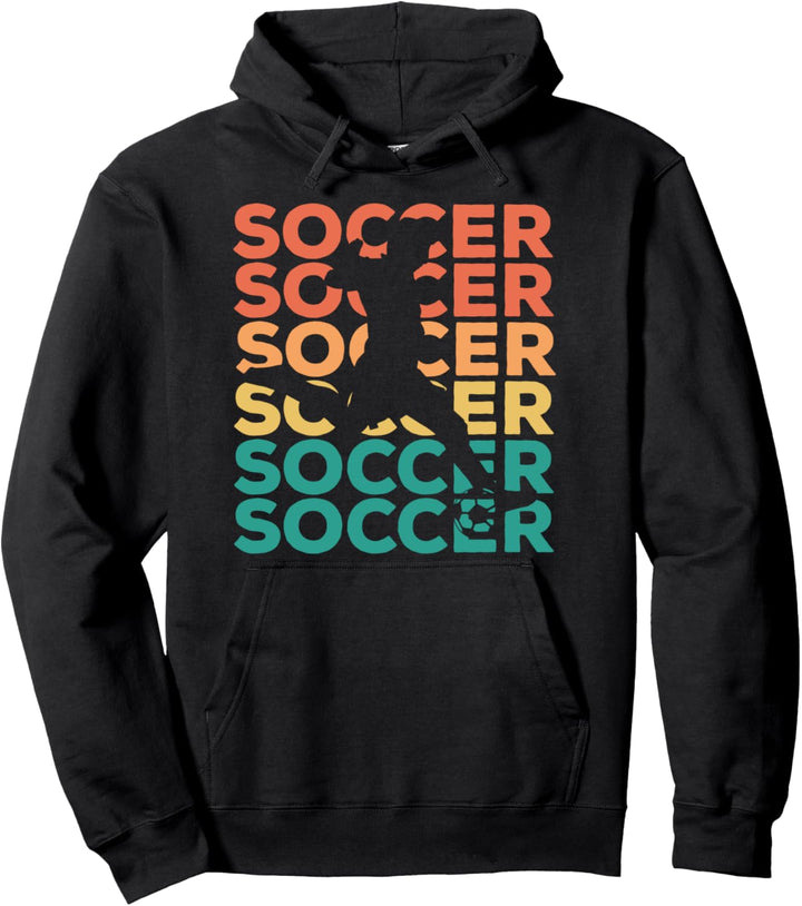 Retro Vintage Fussball Geschenk für Fussball Spieler Pullover Hoodie