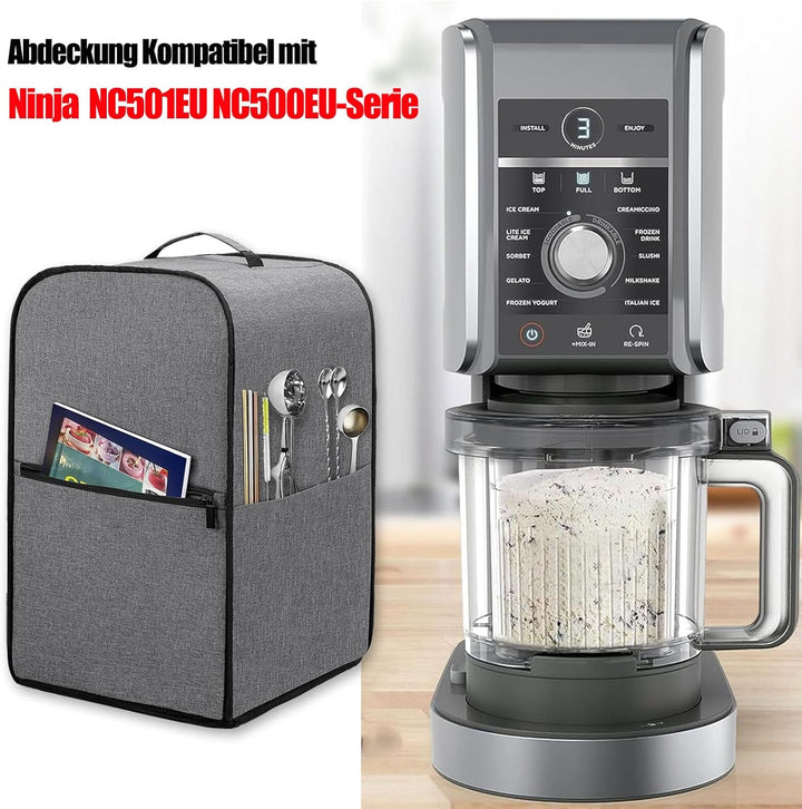 Abdeckung für Ninja Creami Deluxe NC501EU Staubschutz Ninja Eismaschine Schutzhülle, für Ninja Cream