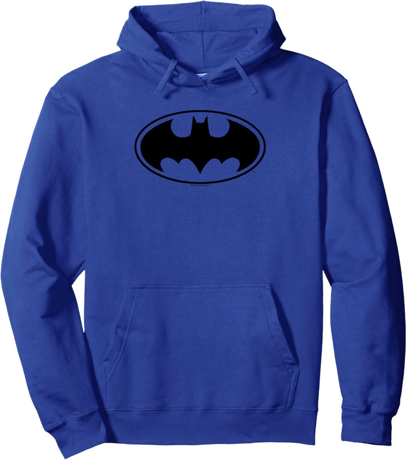 Batman Black Bat Logo Pullover Hoodie