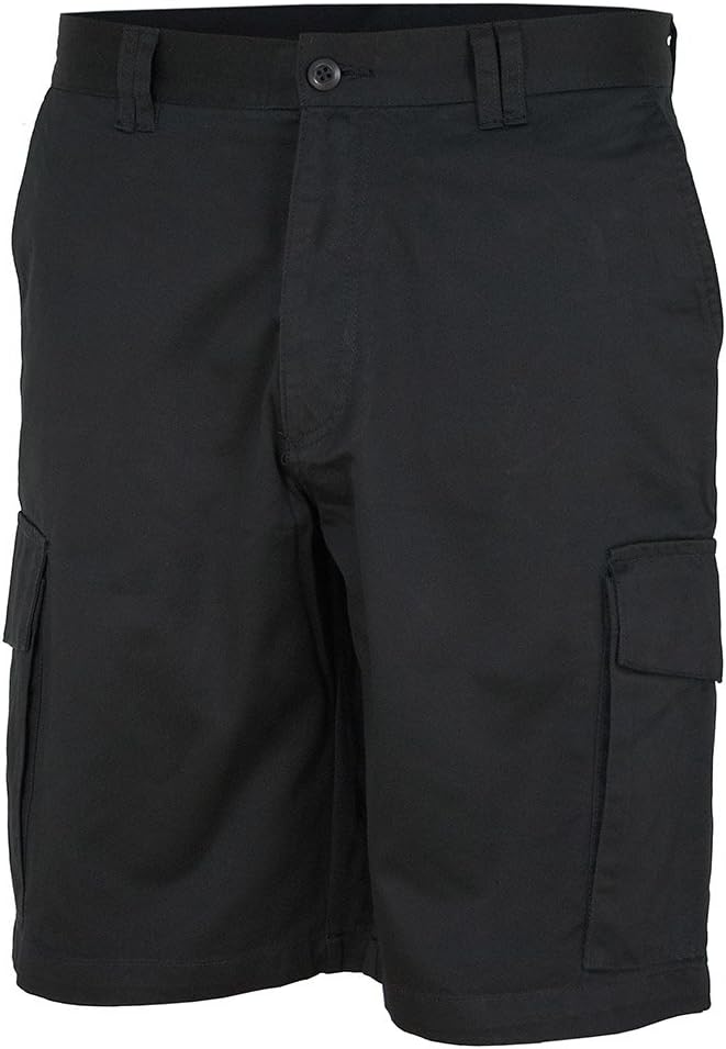 Carson Classic Casuals Carson Classic Cargo Shorts aus Reiner Baumwolle, 1 Stück, 42, schwarz, KTHKS