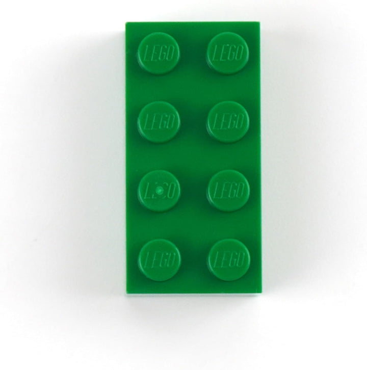 Lego® Steine Grün - 100 Stück 2x4 Bausteine - Lego® Classic Basic - Modellnummer 3001 - Ideal für Kr