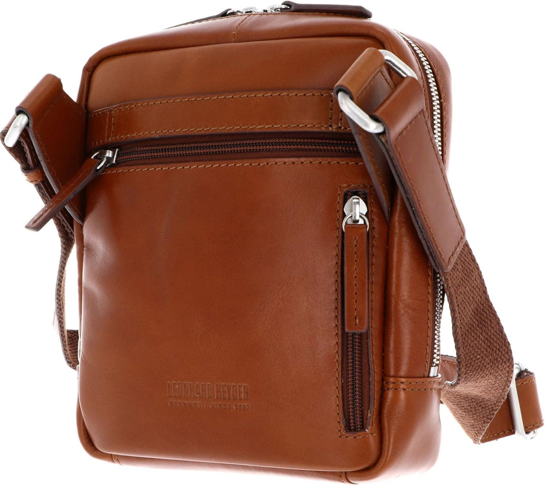 Leonhard Heyden Cambridge Umhängetasche 23 cm Cognac, Cognac