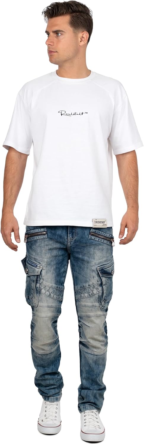 Cipo & Baxx Herren Jeans – Stylische Denim-Mode mit einzigartigem Design, Slim-Fit & Regular-Fit, Bi