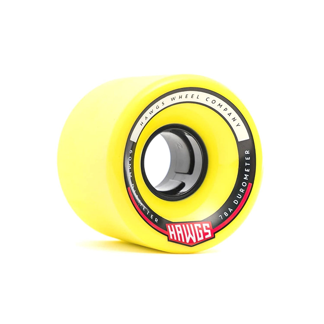 LANDYACHTZ Chubby and Fatty Hawgs Wheels 60mm/63mm 78a [Multiple Colors] Flache Banane 60mm - Chubby