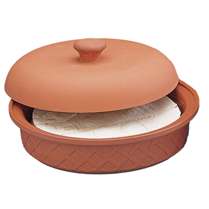 Fox Run Keramik 3943 Tortilla-Wärmer, Terra Cotta Terra Cotta Tortilla-Wärmer