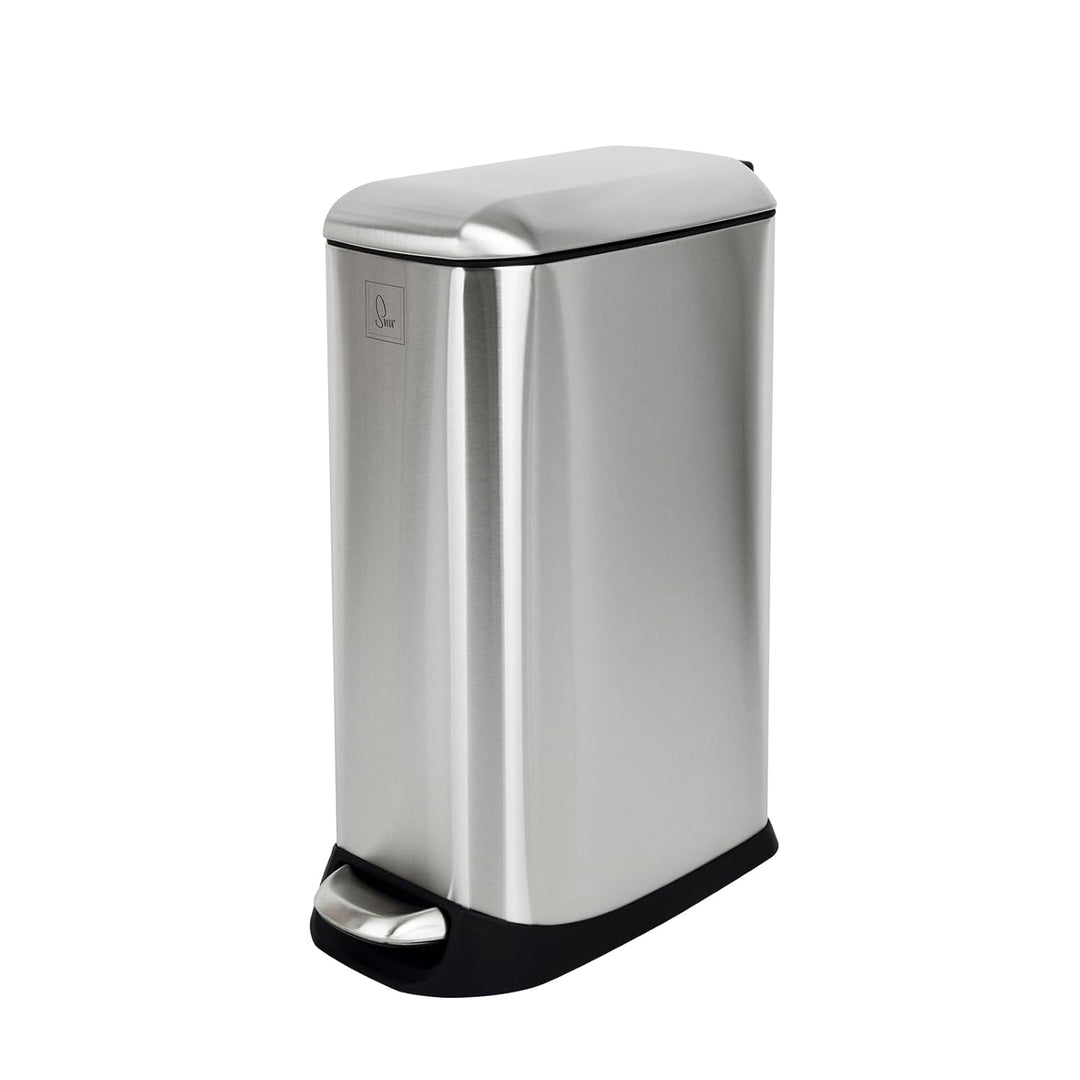 SVITA TS20 Mülleimer Treteimer Abfalleimer 20l inkl. Inneneimer Kunststoff Pedal Softclose-Deckel re