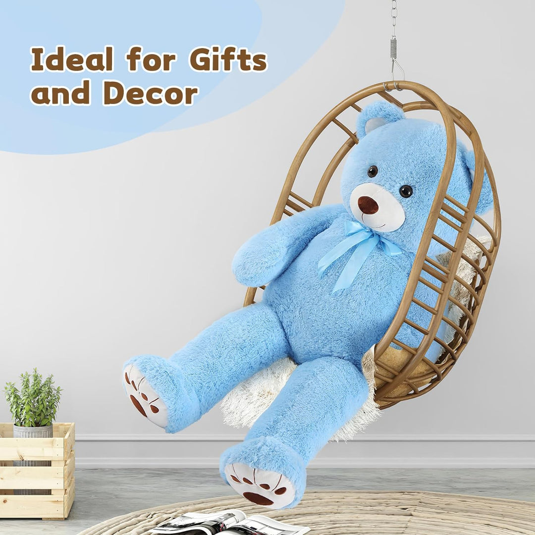 MorisMos 130cm Riesen Teddy Teddybär, 1.3m Teddy bär gross XXL Kuscheltier Stofftier Plüschbär Freun