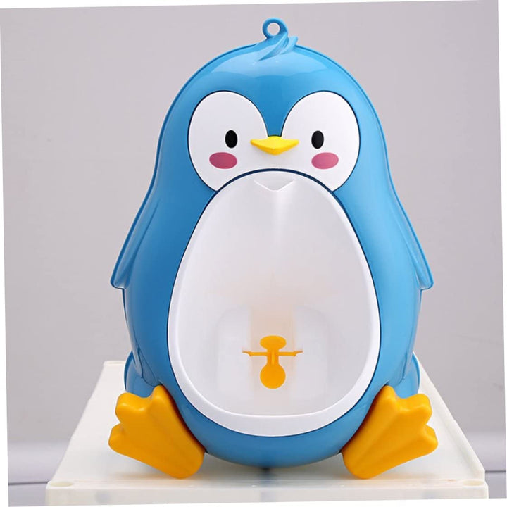 Stehendes Urinal, Baby-Toiletten-Töpfchen für Jungen, Cartoon-Pinguin, Kleinkind-Steh-Töpfchen-Toile