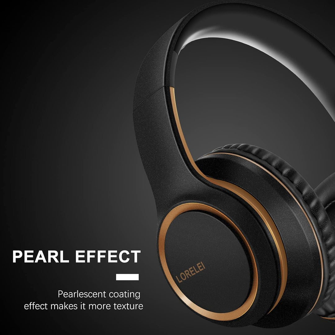 LORELEI X8 Over-Ear-Kopfhörer mit Mikrofon mit 1,45 m verwicklungsfreier Nylonschnur und 3,5-mm-Stec