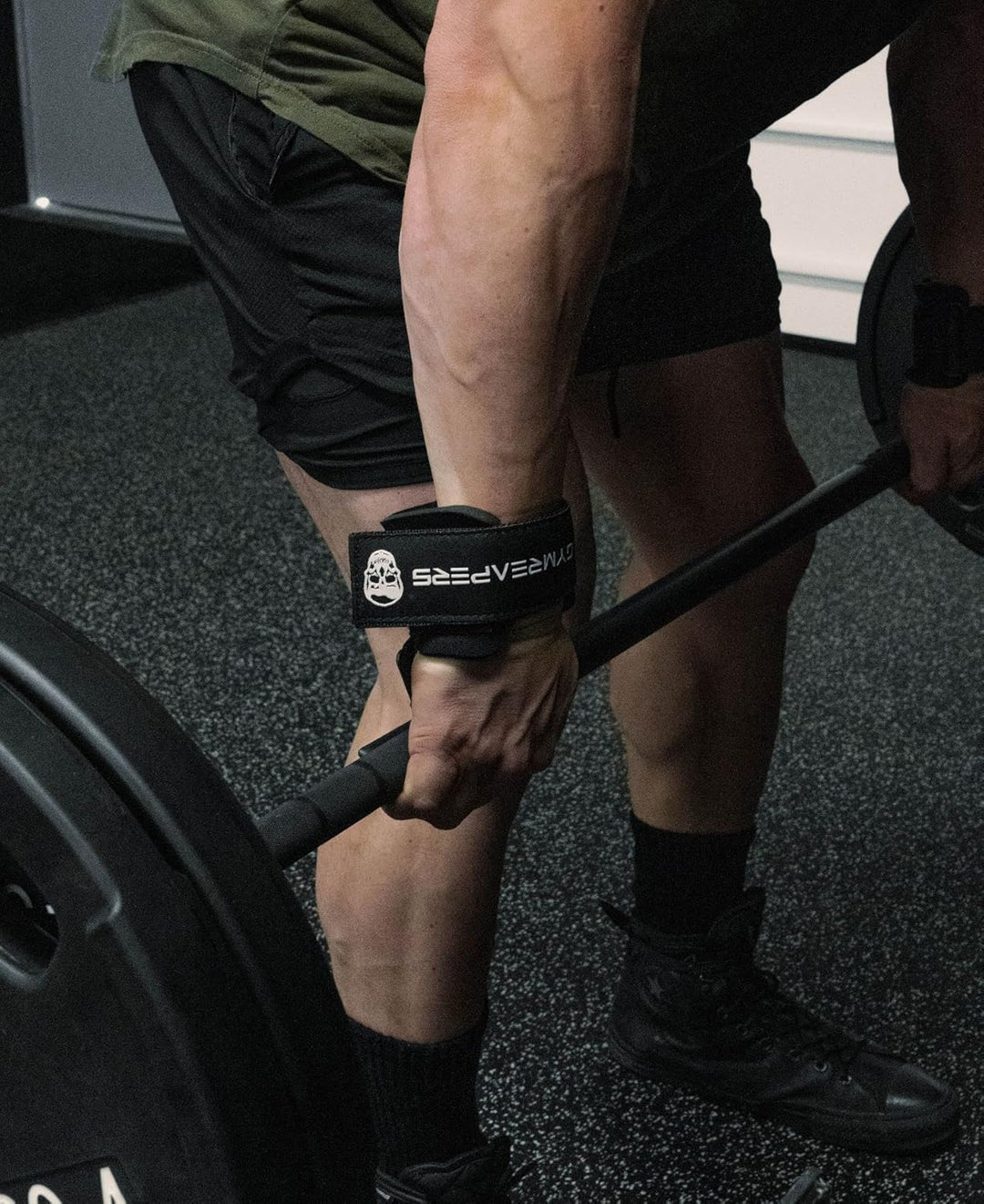 Gymreapers Weight Lifting Hooks (Pair), Heavy Duty Power Wrist Straps Hand Grip Support For Deadlift