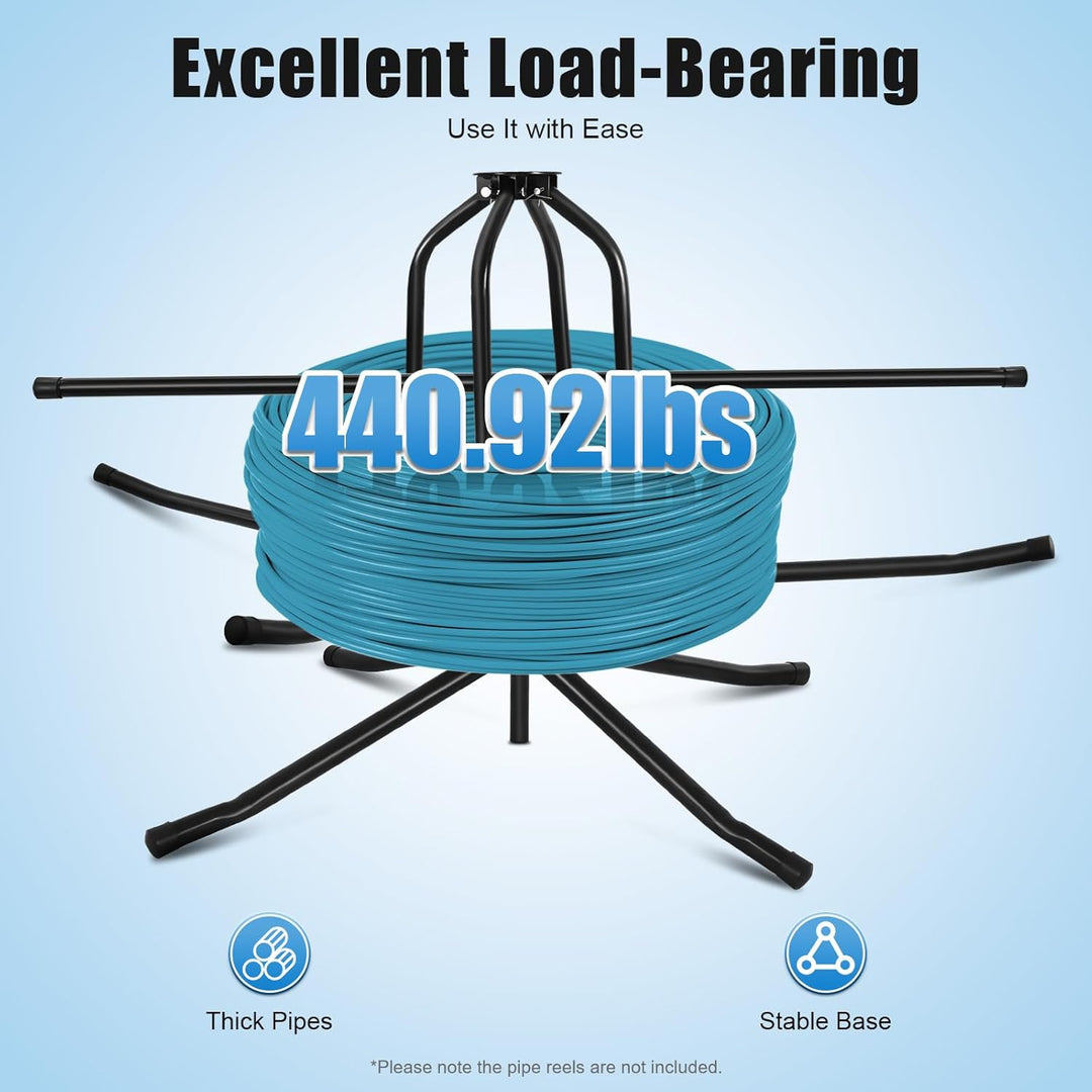 Rohrhaspel Abrollgerät Fussbodenheizung Rohr Abwickler Abroller Für Kabel Rohrhaspelabroller Heizung