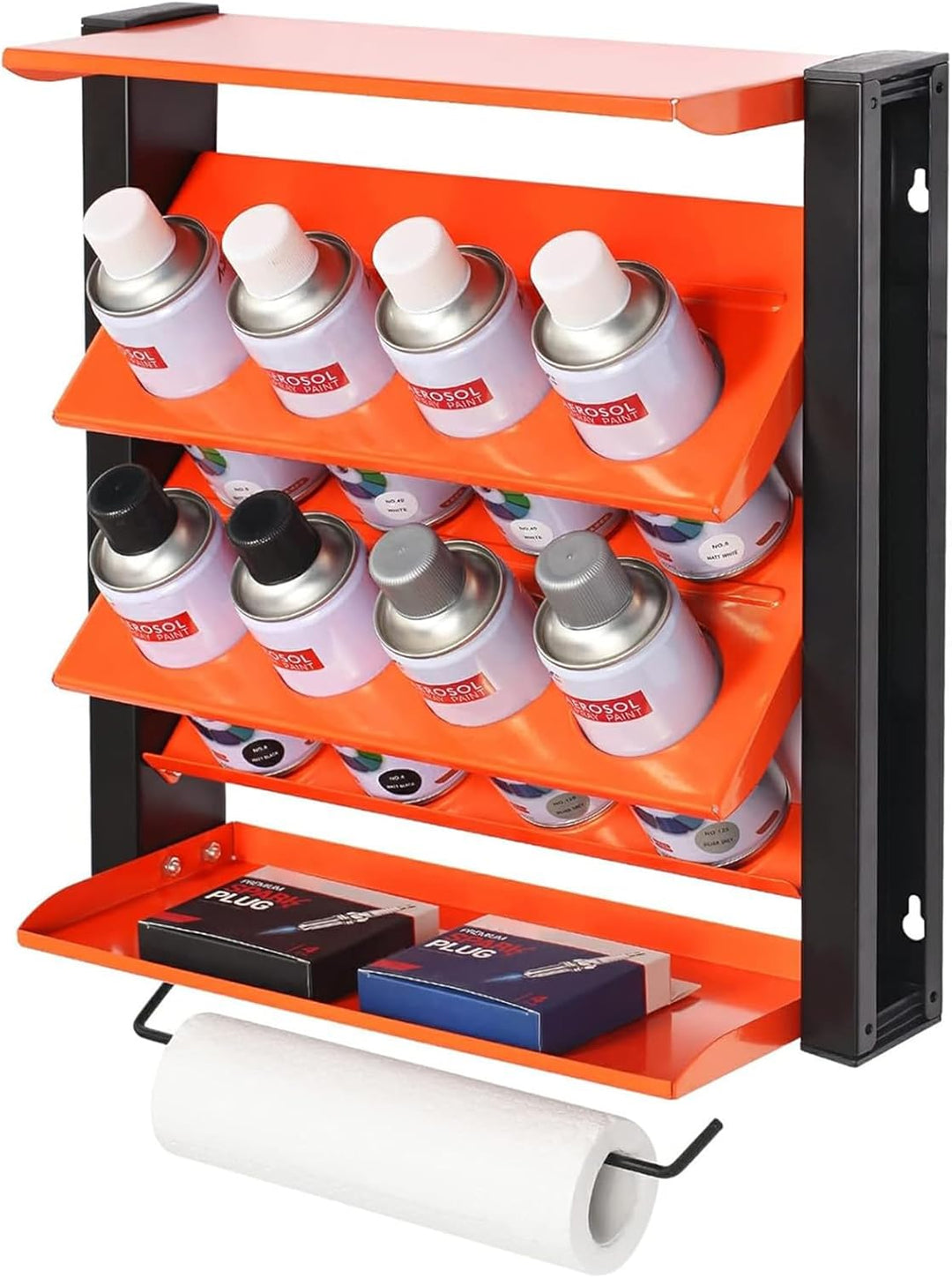 8 Stück Dosenhalter Spraydosenhalter, Sprühdosenhalter für Garage und Werkstatt, robuster Sprühdosen